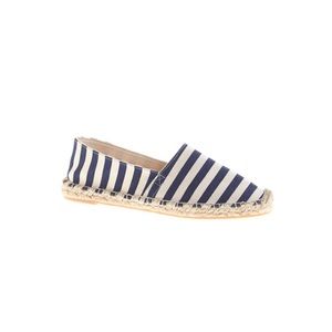 J. Crew Navy & White Striped Espadrilles